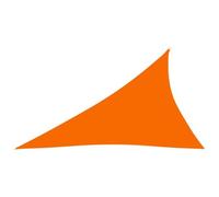 Voile Toile D'ombrage Parasol Tissu Oxford Triangulaire 4 X 5 X 6,4 M Orange Helloshop26 02_0009902 Multicolore