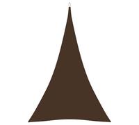 Voile Toile D'ombrage Parasol Tissu Oxford Triangulaire 5 X 6 X 6 M Marron Helloshop26 02_0009928 Multicolore