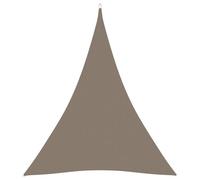 Voile Toile D'ombrage Parasol Tissu Oxford Triangulaire 5 X 6 X 6 M Taupe Helloshop26 02_0009931 Multicolore