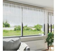 Voile - voilage Vidaxl Rideau en Dentelle Blanc 500 x 120 cm Polyester