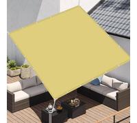 Voiles-D'ombrage 3.5x4.5m Rectangulaire Imperméable Bords Droits Oxford 420D Toile d'ombrage avec 95% Protection UV Convient pour Les Terrasses,Jardins,Beige