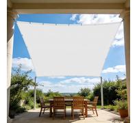 Voiles d'ombrage Imperméable 1.8 x 2.8 m D'Ombrages UV Protection Paresoleil Jardin Balcon Multi Couleur Taille Toiles Pourjardin, Terrasse, Balcon, Extérieur, Blanc