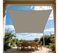 Voiles d'ombrage Imperméable 2 x 3 m D'Ombrages UV Protection Paresoleil Jardin Balcon Multi Couleur Taille Toiles Pourjardin, Terrasse, Balcon, Extérieur, Taupe