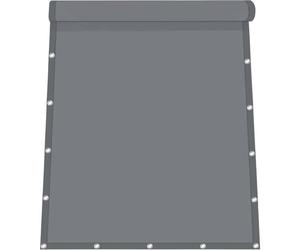 Voiles D'ombrage Imperméable,Voiles Ombrages Rectangulaire avec Oeillets et Cordons,UV Protection Voiles D'ombrage,Gris Foncé-2x3m