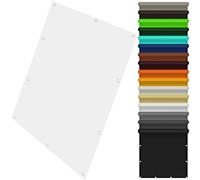 Voiles Ombrage Rectangulaire 250 x 290 cm Voile d'ombrage Bord Droit UV Protection Résistant Aux Déchirures avec Cordes Fixes pour Jardin Terrasse Camping, Blanc