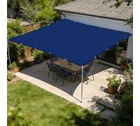 Voiles Ombrages 2.5 x 4.5 m Plusieurs Tailles et Coloris Paresoleil Jardin Balcon Respirant pour Patio Jardin, Terrasse, Extérieur, Balcon, Bleu Foncé