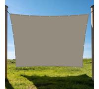 Voiles Ombrages 2.5 x 4.5 m Polyester Antidéchirure Exterieur Résistant Aux UV Toile Ombrage Auvent Respirant pour en Plein Air, Jardin Terrasse, Taupe