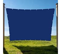 Voiles Ombrages 2.5 x 4.5 m Polyester Antidéchirure Exterieur Résistant Aux UV Toile Ombrage Auvent Respirant pour en Plein Air, Jardin Terrasse, Bleu Foncé