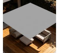Voiles Ombrages 2.5 x 4.5 m UV Résistant Voiles Ombrages Imperméable Rectangulaire Bâche Dombrages avec Oeillets et Cordons pour Patio Balcon Jardin Terrasse Extérieur, Gris Clair