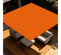 Voiles Ombrages 2.5 x 4.5 m UV Résistant Voiles Ombrages Imperméable Rectangulaire Bâche Dombrages avec Oeillets et Cordons pour Patio Balcon Jardin Terrasse Extérieur, Orange