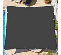 Voiles Ombrages 2.6 x 2.8 m D'Ombrages UV Protection Voile d'ombrage Jardin Multi Couleur Taille Toiles pour Patio Jardin Terrasse Extérieur, Sable, Gris Foncé