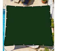 Voiles Ombrages 2.6 x 2.8 m D'Ombrages UV Protection Voile d'ombrage Jardin Multi Couleur Taille Toiles pour Patio Jardin Terrasse Extérieur, Sable, Vert Foncé