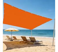 Voiles Ombrages 2.8 x 2.8 m Imperméableanti UV Protection Voiles d'ombrage Respirant pour Patio Jardin Terrasse Extérieur, Sable, Orange