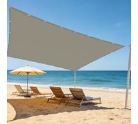 Voiles Ombrages 2 x 3 m Imperméableanti UV Protection Voiles d'ombrage Respirant pour Patio Jardin Terrasse Extérieur, Sable, Taupe