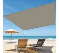 Voiles Ombrages 2 x 3 m Toile Imperméable Voile d'ombrage Terrasse Contre Le Vent pour Jardin Terrasse Extérieur Patio Piscine Balcon, Taupe