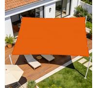 Voiles Ombrages Rectangulaire 1.6 x 2.8 m Toile Imperméable Voile d'ombrage Imperméable Carré Respirant pour Patio Balcon Jardin Terrasse Extérieur, Orange