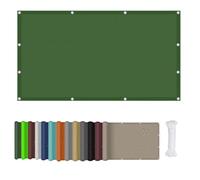 Voiles Ombrages Rectangulaire 190 x 700 cm Protection Contre Le Vent Anti-Déchirure Résistant Aux Intempéries et Respirant Filet D’Ombrage Rectangulaire pour Patio Jardin, Vert Foncé