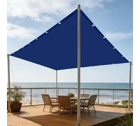 Voiles Ombrages Rectangulaire 2.5 x 4.5 m Plusieurs Tailles et Coloris Toile Solaire Voile Multi Couleur Taille Toiles pour Patio Balcon Jardin Terrasse Extérieur, Bleu Foncé