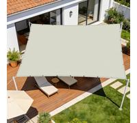 Voiles Ombrages Rectangulaire 2.8 x 2.8 m Toile Imperméable Voile d'ombrage Imperméable Carré Respirant pour Patio Balcon Jardin Terrasse Extérieur, Blanc cassé