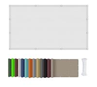 Voiles Ombrages Rectangulaire 380 x 560 cm Protection Contre Le Vent Anti-Déchirure Résistant Aux Intempéries et Respirant Tissu d'ombrage Filet Ombrage pour Patio Jardin, Blanc