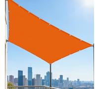 Voiles Ombrages Rectangulaire Imperméable 1.6 x 2.8 m Cordon de Montage Inclus Voiles Ombrages Antidéchirure Pourjardin, Terrasse, Balcon, Extérieur, Orange