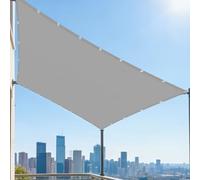 Voiles Ombrages Rectangulaire Imperméable 2.5 x 4.5 m Cordon de Montage Inclus Voiles Ombrages Antidéchirure Pourjardin, Terrasse, Balcon, Extérieur, Gris Clair
