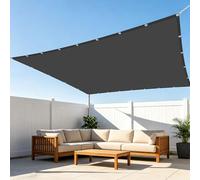 Voiles Ombrages Rectangulaire Imperméable 2.5 x 4.5 m Imperméableanti Voiles d'ombrage avec Œillets avec Oeillets et Cordons pour Patio Balcon Jardin Terrasse Extérieur, Gris Foncé