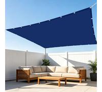 Voiles Ombrages Rectangulaire Imperméable 2.5 x 4.5 m Imperméableanti Voiles d'ombrage avec Œillets avec Oeillets et Cordons pour Patio Balcon Jardin Terrasse Extérieur, Bleu Foncé