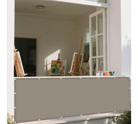 Voiles Ombrages Rectangulaire Imperméable 2.8 x 2.8 m Résistant à l'eau Rectangulaire Imperméable Brise Vue Respirant pour Patio Jardin Terrasse Extérieur, Sable, Taupe