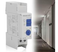 Voiture d'escalier 230 V électronique 16 A 230 V interrupteur d'éclairage d'escalier rail DIN installable guide automatique d'escalier installation 3 ou 4 fils 1 module