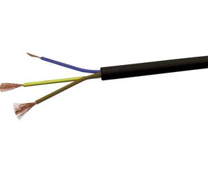 VOKA Kabelwerk H05VVF3X075 Câble gainé H03VV-F 3 x 0.75 mm² noir 100 m