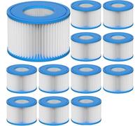 Vokowin Lot de 12 cartouches filtrantes Spa VI pour Bestway Miami, Monaco Lay-Z-Spa, Vegas, Palm Springs, Flowclear - Remplace la cartouche d'origine 58323