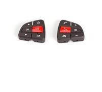 Volant Interrupteur Pour Benz C pour classe Pour GLC W205 W253 C200 C300 bouton de commutation de commande de volant multifonction de voiture 0999050200 0999050300.(Brown Red 1 Pair)