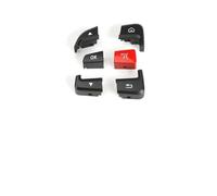Volant Interrupteur Pour Benz C pour classe Pour GLC W205 W253 C200 C300 bouton de commutation de commande de volant multifonction de voiture 0999050200 0999050300.(Left Black Red)