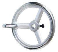 Volant rotatif en fonte avec poignée amovible | Roue manuelle rotative avec poignée amovible pour un fraisage lisse et un travail de précision
