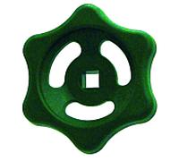 Volant servo Aalberts SEPP 0033121 SW 6,5 - 60 mm, pour DN 15/20, PA, vert, laiton