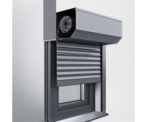 Volet roulant 3 m, en aluminium, volet roulant extérieur, forme rectangulaire du caisson, blanc, 300x80 cm ou sur mesure