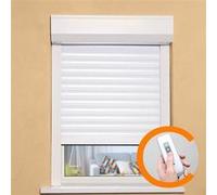 Volet roulant alu recuttable FRANCE COMBI radio blanc RAL 9016 140x120 cm Blanc RAL 9016 G