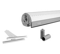 Volet roulant blindé Mini, blanc, 100x120 cm, en PVC