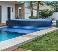 Volet roulant piscine Silver-Roll polycarbonate sur mesure