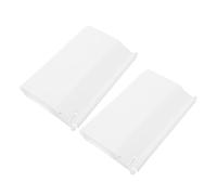 Volet Skimmer Piscine de Rechange 2 Pièces PVC Mousse Blanc | Compatible Skimmer Piscine, Empêche le Reflux D’Eau, Résistant à L’Usure, Installation Facile pour Bassin