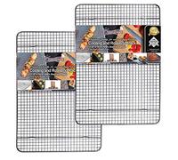 Volette de Refroidissement et Cuisson en Acier Inoxydable - Idéal pour Pâtisserie et Cuisson au Four. Grille en Fil d’Acier Épais et Robuste Résistant à la Rouille - 29,97 cm x 42,93 cm (2 PACK)