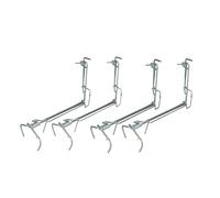 VoleX Wolff Lot de 4 pièges à campagnols en métal robuste contre les campagnols Facile à utiliser Réutilisable Lutte efficace contre les rongeurs dans le jardin