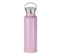 Volhoply 600ml Bouteilles D'eau en Acier Inoxydable Avec Poignée, Bouteille Isotherme à Double Paroi Avec Couvercle Anti-Fuite, Tasse Réutilisable en Métal Pour L'école, Randonneurs, Cadeaux