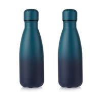 Volhoply Petite bouteille d'eau isolée en acier inoxydable de 12 oz sans BPA - Double paroi en forme de cola - Garde le froid pendant 24 heures et le chaud pendant 12 heures - Pour sac à main des
