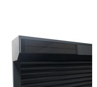 VOLL® Panneau solaire Plus pour entraînement de volets roulants/auvents - Mini générateur pour moteur tubulaire électrique/système de moteur de volet roulant - Petit et efficace - 8,1 W, 22,5 V