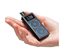 Volorful 32GB Enregistreur Vocal Magnétique avec Autonomie 350h, Extension Carte TF, Lecture Haut-Parleur et Enregistrement en Un Clic, Appareil Portable USB-C Reconnaissance Vocale
