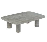 blomus Table basse Volos L 100x70 cm Silver Travertine