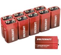 VOLTCRAFT 6LR61 Pile 6LR61 (9V) alcaline(s) 550 mAh 9 V 10 pc(s)