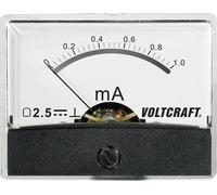 VOLTCRAFT AM-60X46/1MA/DC AM-60X46/1MA/DC Appareil de mesure à encastrer AM-60X46/1mA/DC 1 mA Bobine